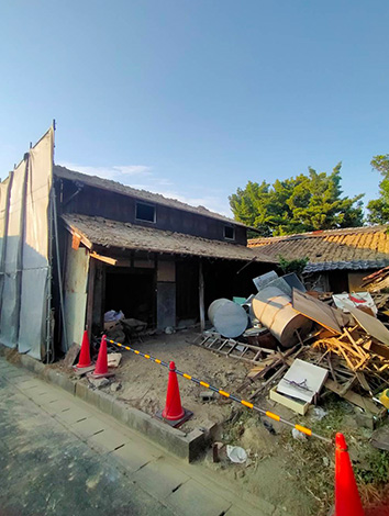 愛西市木造家屋解体工事
