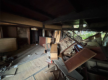 愛西市木造家屋解体工事