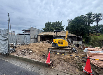 愛西市木造家屋解体工事